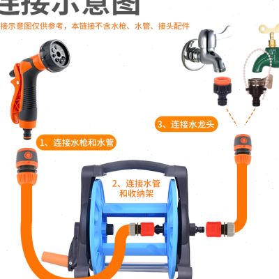 销水管车洗车软管子收放器绕管架收纳层架子收卷管神器农用绞盘管