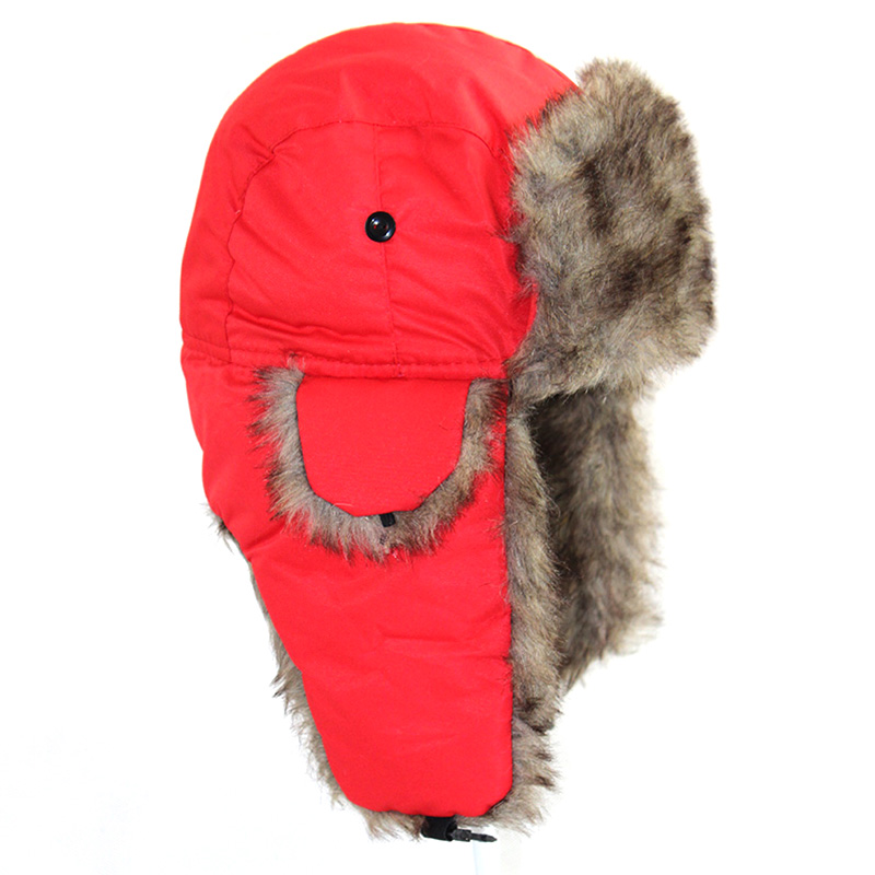 Unisex Men Women Russian Hat Trapper Bomber Warm Trooper Ear