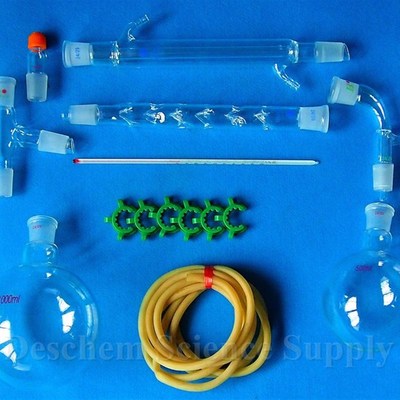 1000ml,24/29,Distillation Apparatus,Lab Distill Kit,With 200