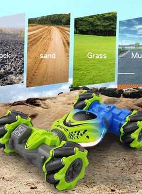 2022 Newest 4WD RC Stunt Car 2.4G Radio Remote Control Cars