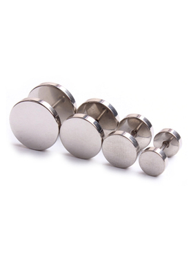 Alisouy Wholesale Fashion Black Steel Stainless Steel Earrin