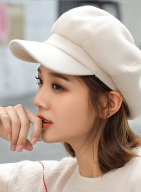 new style octagonal hat spring and winter fashion multicolor