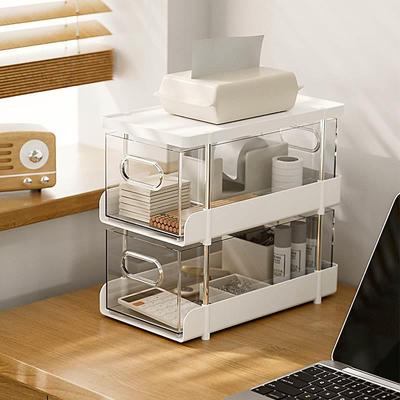 缝收纳柜床头抽屉移动缝隙小推车办公室桌下放包零食书本置物架夹