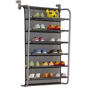 Rack Organizer Over Shoes Tier Shoe Hanging Door Pair