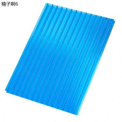 厂促中空pc阳光板透明雨棚耐力板隔热婚庆顶棚双层多层采光板5mm