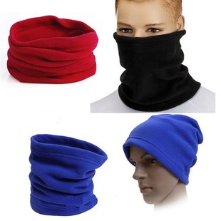 Fashion Warm Male Soft Fleece Scarves Men Winter Scarf Ring