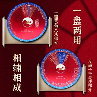 2.0版 灵龟八法与子午流注盘取穴针灸推算盘针法计算盘摆件