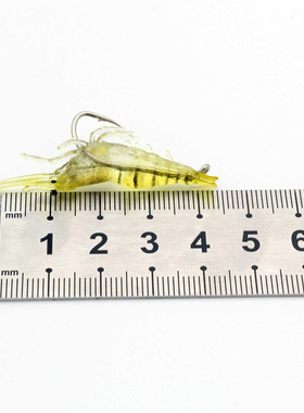 10PCS Isca Artificial Soft Shrimp Lure Worm For Fishing Bait