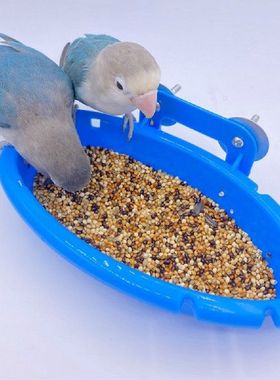 Hanging Bird Baths Tub Parrot Cage Bathing Box Bird