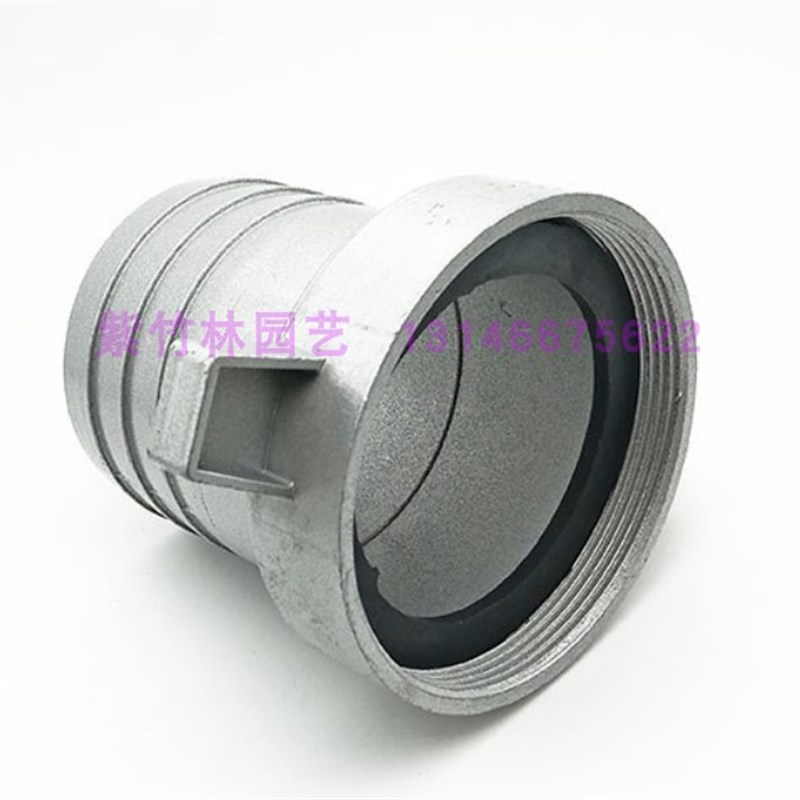 2寸3寸水泵进水口机头出水口接头水泵三件套铝三件套