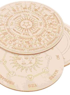 3PCS Dowsing Divination Pendulum Metaphysical Message Board