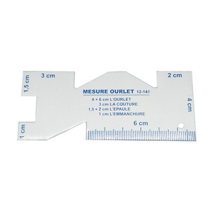 Gauge Measuring Metal Quilting Rule 1PCPrecision Tailor Seam