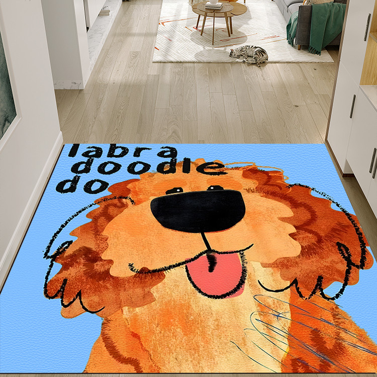 高级感入户门地垫可擦免洗家用皮革入门户地毯可裁剪防滑耐磨脚垫