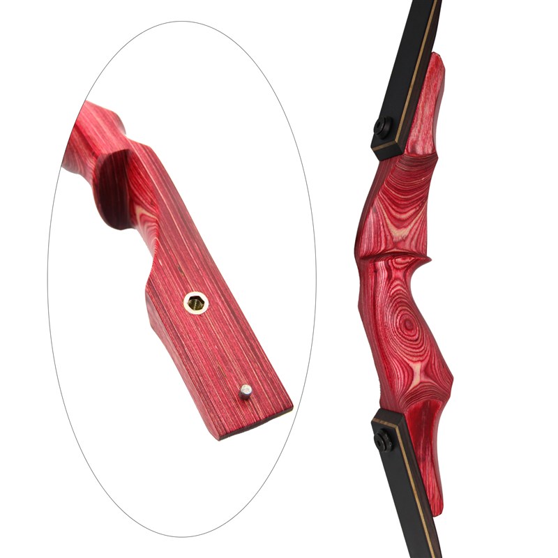 重生传统美式反曲猎弓晋级比赛户外射击器材装备实木制专业弓箭