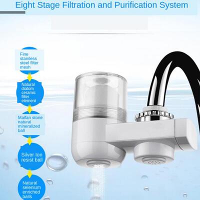 极速Faucet Water Filter Tap Water Purifier 8Layer Purificati