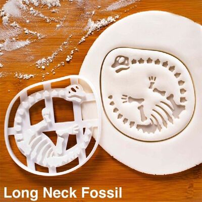 极速Plastics Biscuit Mould Fondant Biscuit Cutter 3D Dinosau