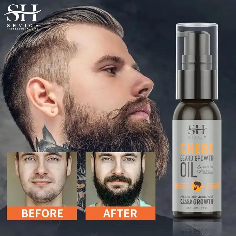 Natural Chebe Men Beard Growth Oil Fast Effective Hair Loss