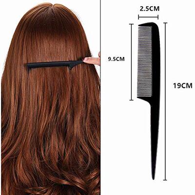 极速NuAngela Styling Comb Set  Cutting Combs Clipper Rat Tai