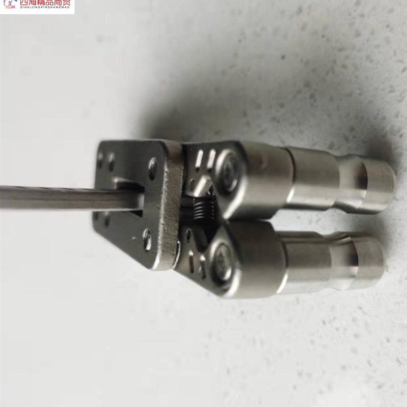 304不锈钢弹弓夹弹器撒放一体式全套散放配件大全散发撑头钢珠握