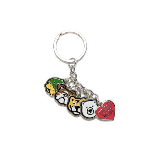 极速现货 潮牌HUMAN MADE挂件 ANIMAL KEY爱心动物园系列钥匙扣22