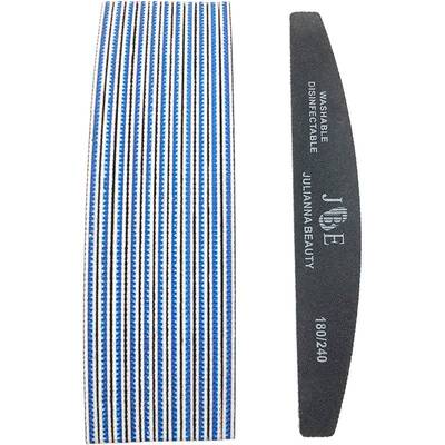 极速10 Pcs Nail File 100 150 180 240 Grit Unhas De Gel Nail