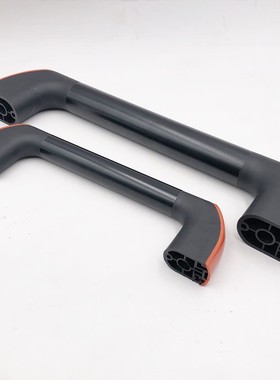 25mm35mm机床防护门拉手铝合金管状拉手机床机械数控门把手橙色