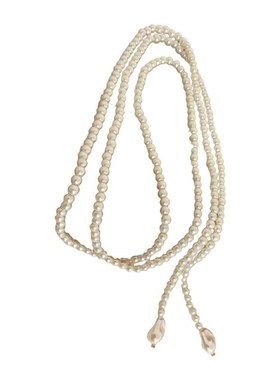 欧美轻奢风时尚多层珍珠项链女韩版简约长款百搭装饰毛衣链配饰品