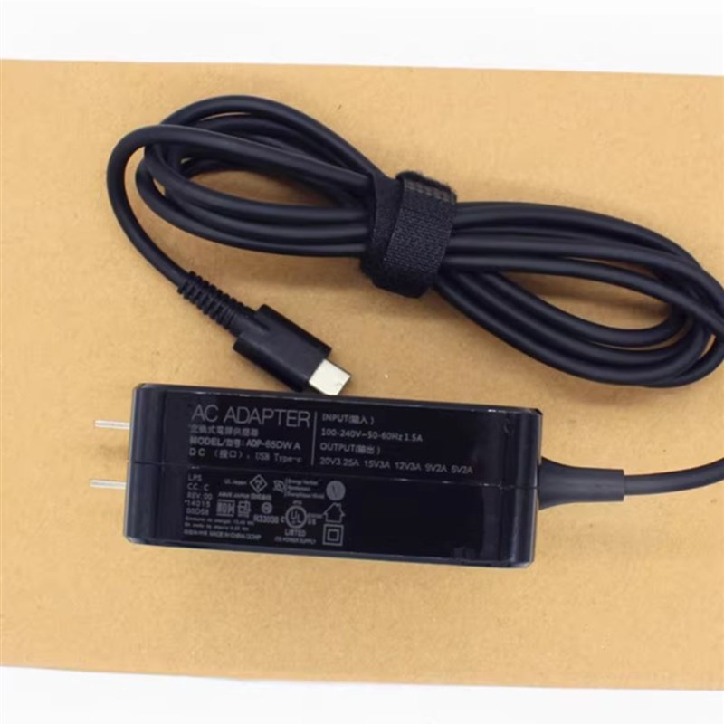 适用华硕灵耀X双萤幕UX4100E笔记本TYPE-C电源配接器20V3.25A充电