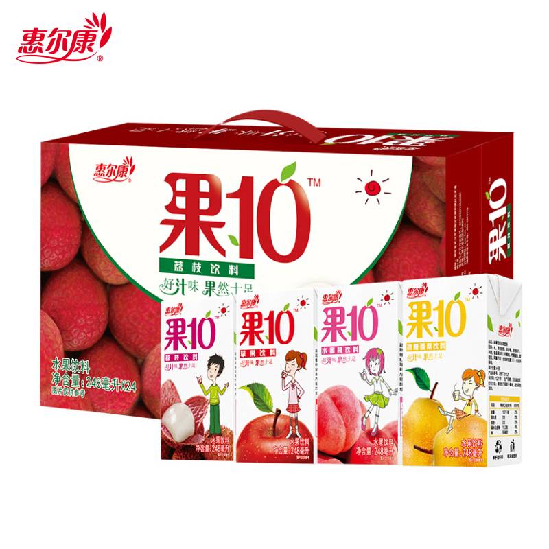 惠尔康果10水果饮料荔枝味多口味