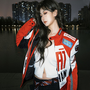 杜汉摩托车骑行服男女机车四季夹克赛车通勤服防摔机车防赛骑士服