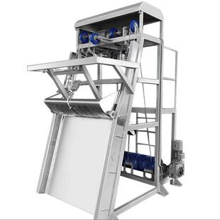 钢丝绳牵引清污机全自动一体式不锈钢三索式反捞格栅除污机清污