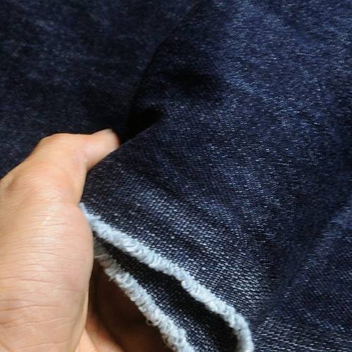 高品质感！放心买丹宁加厚柔软品牌水洗没弹力牛仔裤布料面料高档