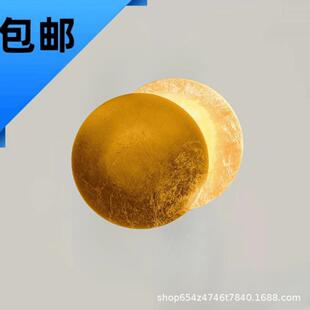 卧室LED日食月食室内壁灯旋转过道灯设计师旋转床头月亮灯