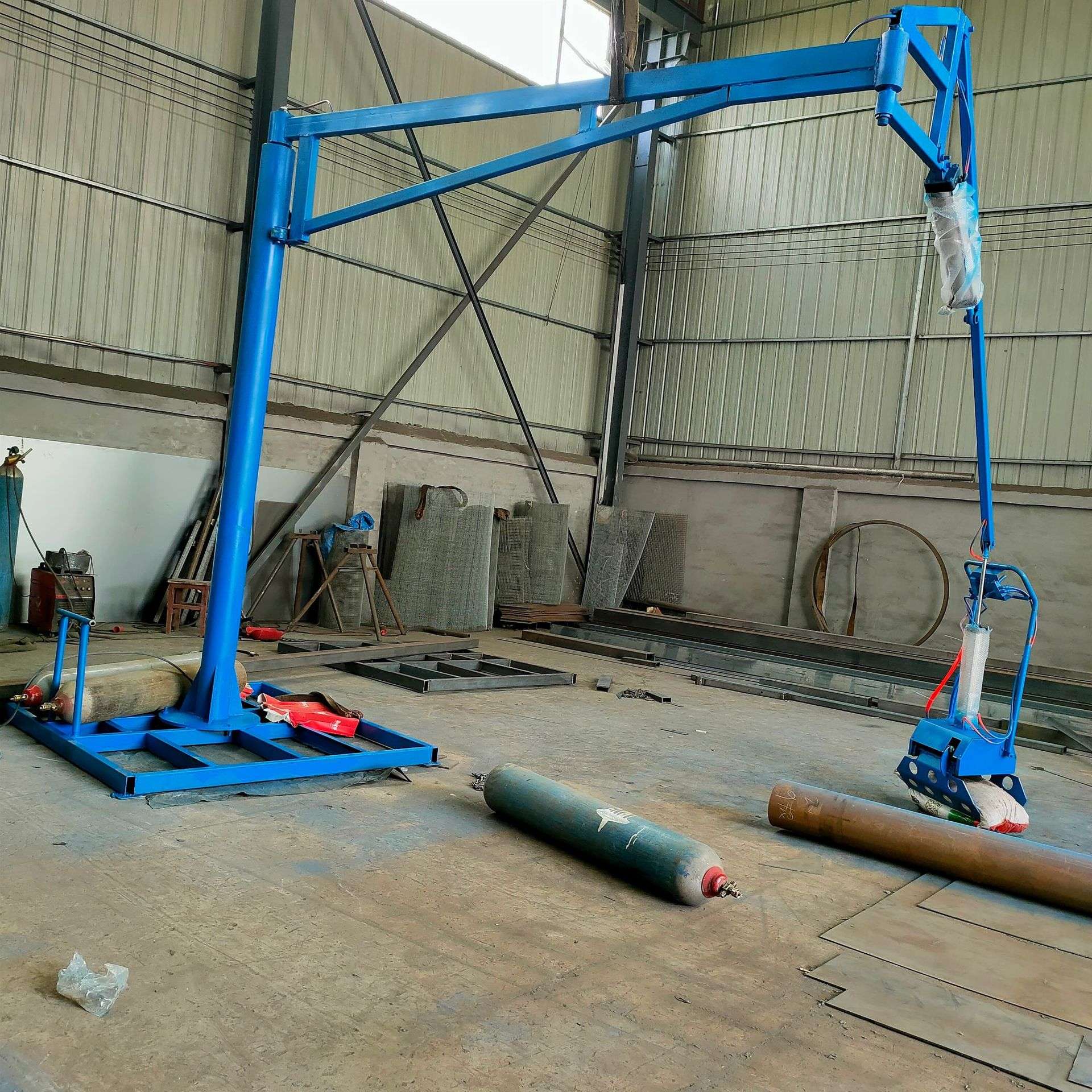 吊码简易自由料化肥水泥搬运机械臂夹子具气泵装神器气动机械抓手