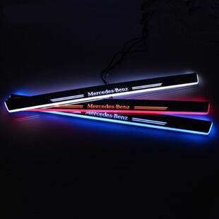 LED流光灯 A级 C E级 GLK CLA S ML级 动态迎宾踏板灯 门槛条