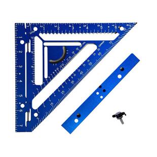 椽木方尺工具,3.1/8.3 英寸椽木方尺,带水平仪,便携式木工