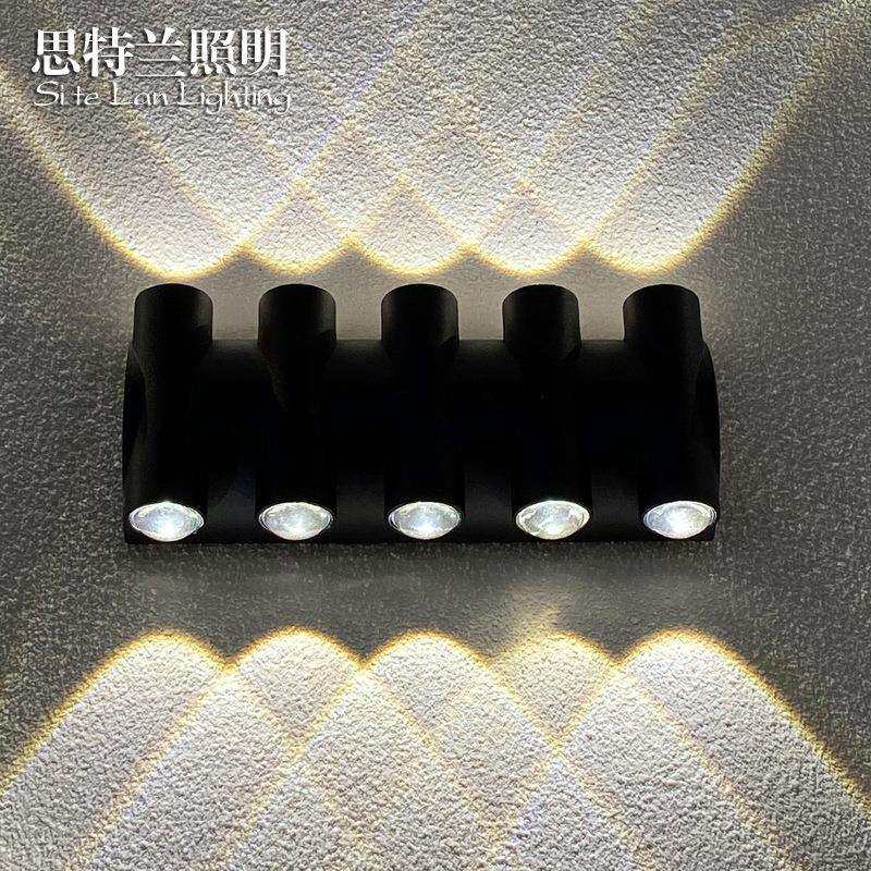 户外防水双头壁灯led大门口庭院阳台过道外墙灯创意外墙装饰壁灯