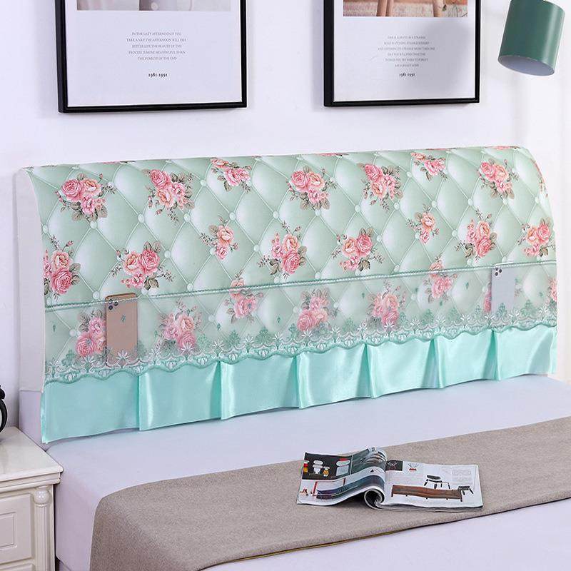 A6L全包床头套床头罩1.5m1.8m实木软包床靠背防尘保护可拆洗布艺