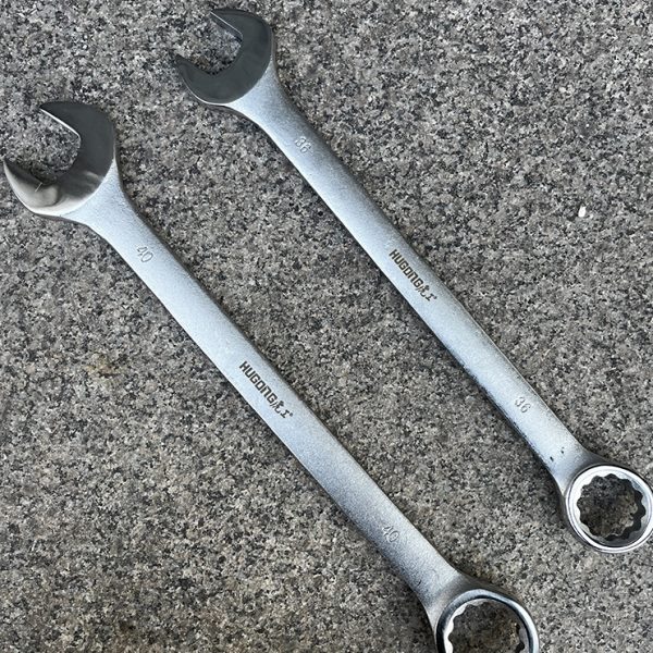 虎工加长大号喷砂梅花开口两用扳手叉口呆扳手37-39--45-48-57mm