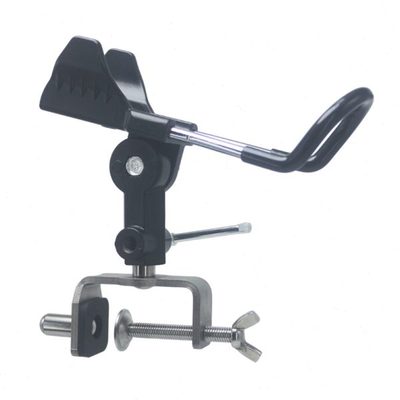 钓椅方管钓台炮台 栏杆支架橡皮艇座板夹式底座船钓鱼竿固定架F夹