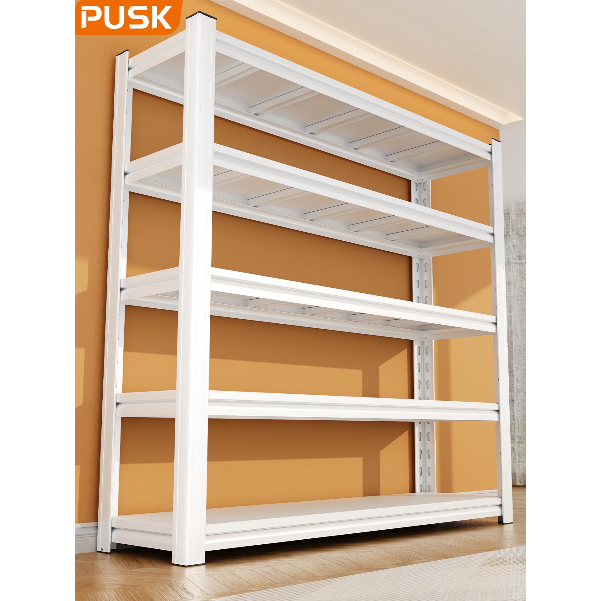 家用货架置物架多层落地仓库阳台储藏室杂物间商用超市钢制收纳架