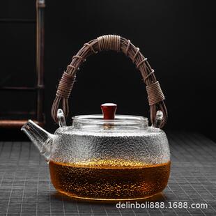 加厚耐热耐热玻璃提梁壶沸水壶花茶壶电陶炉居家过滤煮茶壶 新款
