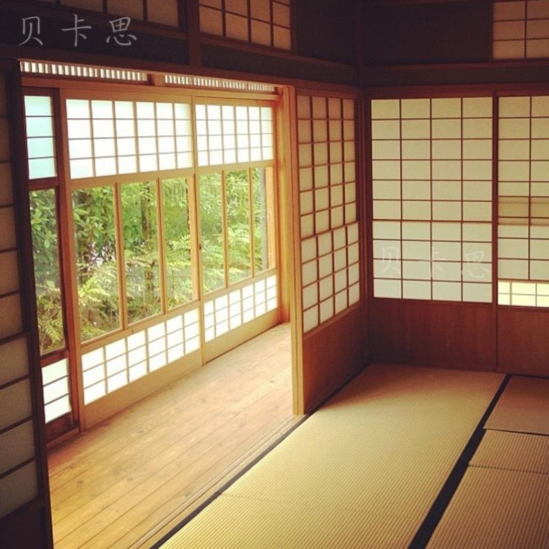 木门玻璃门推拉门门窗隔断门折叠拉门榻榻米雪见实木移门日式上下