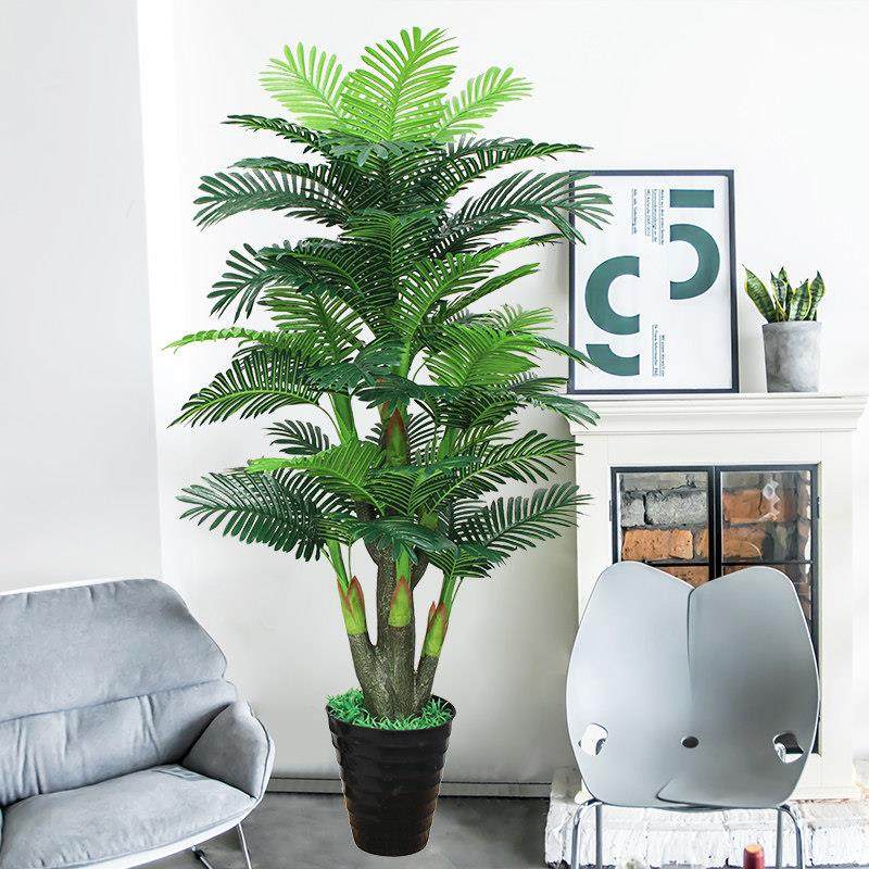 仿真散尾葵装饰室内假植物盆栽客厅假花大型落地仿生绿植塑料盆景,鲜花速递/花卉仿真/绿植园艺,仿真绿植,淘宝优惠券,粉丝福利购,淘宝优惠卷