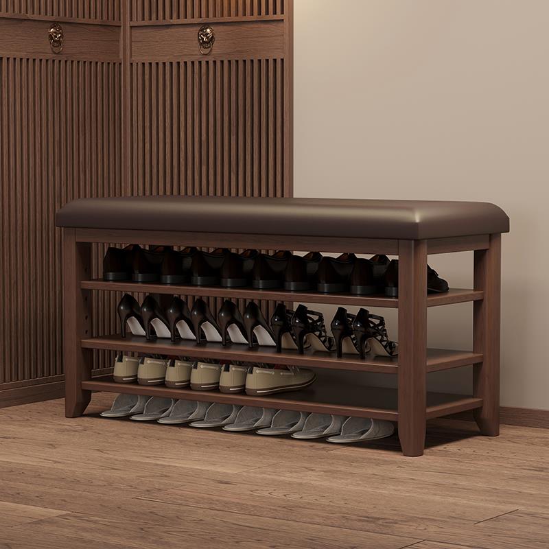 免装实木换鞋凳家用门口鞋柜坐凳一体入户鞋架可坐式穿鞋凳进门凳