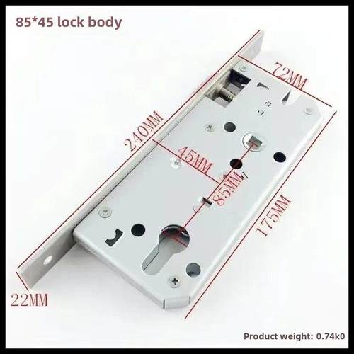 户外铝制艺术庭院门锁体锻铁花园门锁体栅栏管门锁体老式85锁体