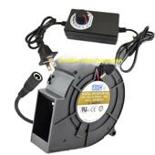 9733大风量鼓风机柴火炉烧烤炉家用小型220V涡轮离心转速风机