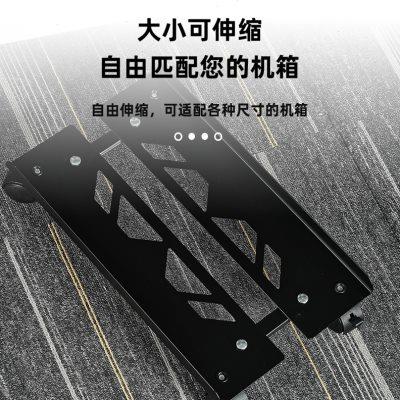 电脑主机托架可移动带滑轮机箱底座主机置物架办公室台式主机托盘