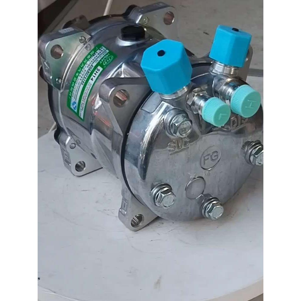 5H14汽车空调压缩机起重机汽车空调泵液压空调外齿徐公忠联