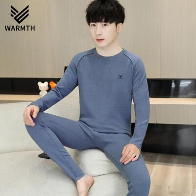 羊绒蚕丝青少年秋衣卫生裤套装男款初高中学生男孩德绒线 线发热